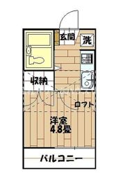 ヴィラ久里浜の間取り画像