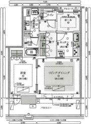 グラングリーン大阪 THE NORTH RESIDENCEの間取り画像