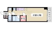 アスヴェル神戸元町海岸通の間取り画像