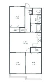 リビエール西坂の間取り画像
