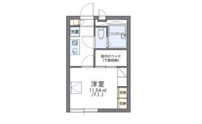 レオパレスparadise．Aの間取り画像