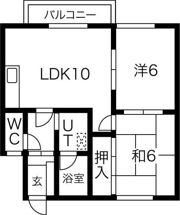 コーポ悦の間取り画像