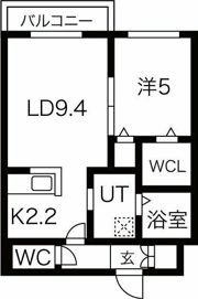 エレガント本町の間取り画像