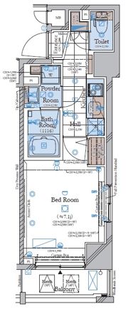 コンシェリア南麻布 ＜TOKYO PREMIUM＞ WESTの間取り画像