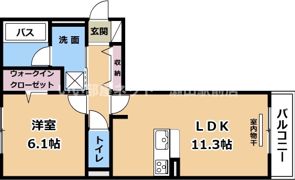 Le ciel Ⅰの間取り画像