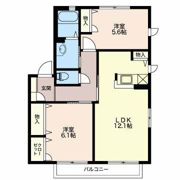 カジュアルスクエアⅡ号館の間取り画像