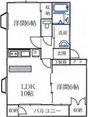 パルティールBの間取り画像