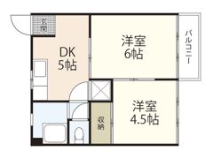 みさきマンションの間取り画像