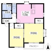 ニューパレス八坂Aの間取り画像