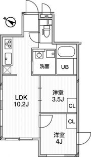 EXAM中目黒Ⅱの間取り画像