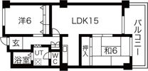 野並シャンテの間取り画像