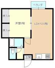 ERハイツ野比の間取り画像