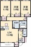 フェリシードの間取り画像