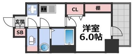 プレリス大阪今里サヴィアの間取り画像