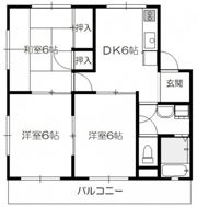 サコマンションの間取り画像