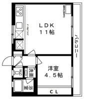 住吉ハイツI（アイ）の間取り画像