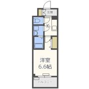 レジュールアッシュ九条の間取り画像