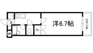 ハーベストコート二条の間取り画像