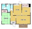 中崎貸家の間取り画像