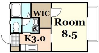 クレール大町の間取り画像