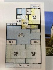 ビューハイツ国府津の間取り画像