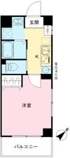 みおつくし堂島Ⅱの間取り画像