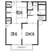 すとりーむ緑ハイツA・C・A201の間取り画像