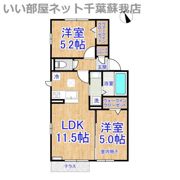 フォレステラ葛城の間取り画像