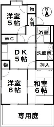 グリーンヒルズムロガの間取り画像