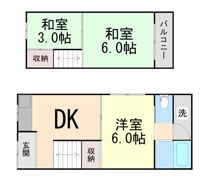 螢池南町2丁目テラスの間取り画像