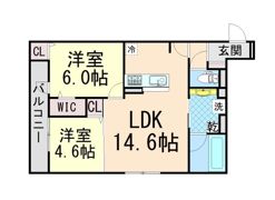 D-residence岡町の間取り画像
