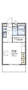 レオパレスシャルム瀬戸の間取り画像