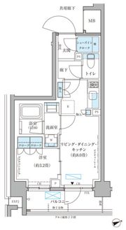 パークアクシス文京本郷の間取り画像