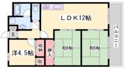 メリヤス岡場の間取り画像