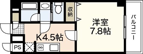 ベルヴィル大町駅前の間取り画像