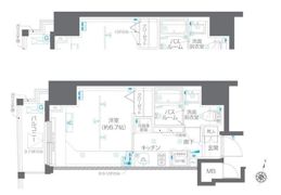ZOOM白金台の間取り画像