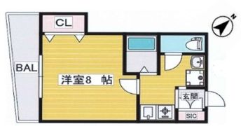 ヴィクトワール福島の間取り画像