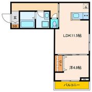 パセオプラシード連坊の間取り画像