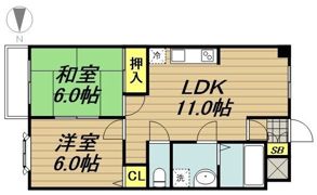 ベルメゾンAMの間取り画像