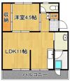 ビレッジハウス小倉南1号棟の間取り画像