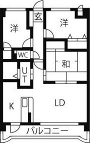 第2ヒルハイツ浅井の間取り画像