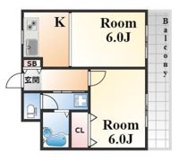東灘パークランド中町の間取り画像
