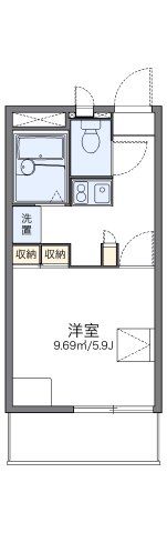 レオパレスグランヴィラージュの間取り画像
