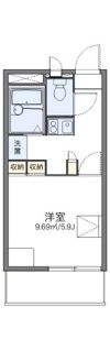 レオパレスグランヴィラージュの間取り画像