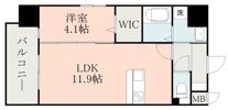 レクシア フラッツ水前寺の間取り画像