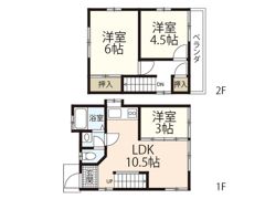 己斐上藤吉住宅の間取り画像