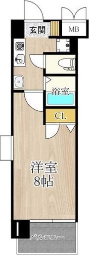 CITY SPIRE北梅田の間取り画像
