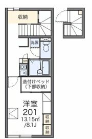 レオパレスエヴァンスの間取り画像