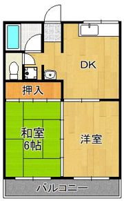 コーポ佐野の間取り画像