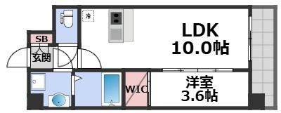 リヴェント玉造の間取り画像